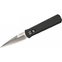 Автоматический складной нож Godson™ Solid Black Handle, Satin Blade купить в Одинцове