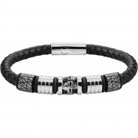 Браслет Zippo Five Charms Leather Bracelet с 5 шармами (22 см) купить в Одинцове