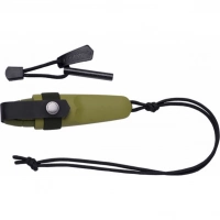 Нож Morakniv Eldris + огниво , цвет зеленый купить в Одинцове