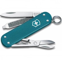 Нож перочинный Victorinox Classic Alox SD Colors, Wild Jungle (0.6221.242G) бирюзовый, 58 мм 7 функций купить в Одинцове