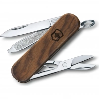 Нож перочинный Victorinox Classic SD, сталь X55CrMo14, рукоять ореховое дерево, коричневый купить в Одинцове