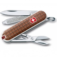 Нож перочинный Victorinox Classic The Chocolate 0.6223.842 58мм 7 функций дизайн Шоколад купить в Одинцове