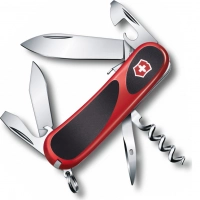 Нож перочинный Victorinox EvoGrip S101, сталь X50CrMoV15, рукоять термопластик GRN, красно-чёрный купить в Одинцове