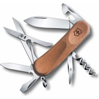 Нож перочинный Victorinox EvoWood 14, сталь X50CrMoV15, рукоять ореховое дерево, коричневый купить в Одинцове