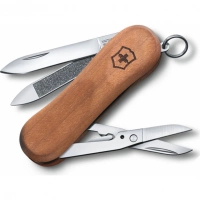 Нож перочинный Victorinox EvoWood 81, сталь X50CrMoV15, рукоять ореховое дерево, коричневый купить в Одинцове