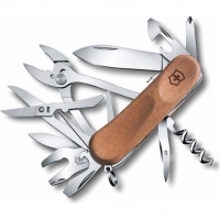 Нож перочинный Victorinox EvoWood S557, сталь X50CrMoV15, рукоять ореховое дерево, коричневый купить в Одинцове