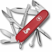 Нож перочинный Victorinox Fisherman, сталь X50CrMoV15, рукоять нейлон, красный купить в Одинцове