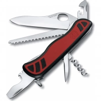 Нож перочинный Victorinox Forester One Hand, сталь X50CrMoV15, рукоять нейлон, красно-черный купить в Одинцове