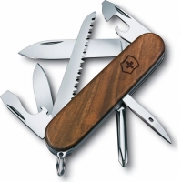 Нож перочинный Victorinox Hiker Wood, сталь X55CrMo14, рукоять ореховое дерево, коричневый купить в Одинцове