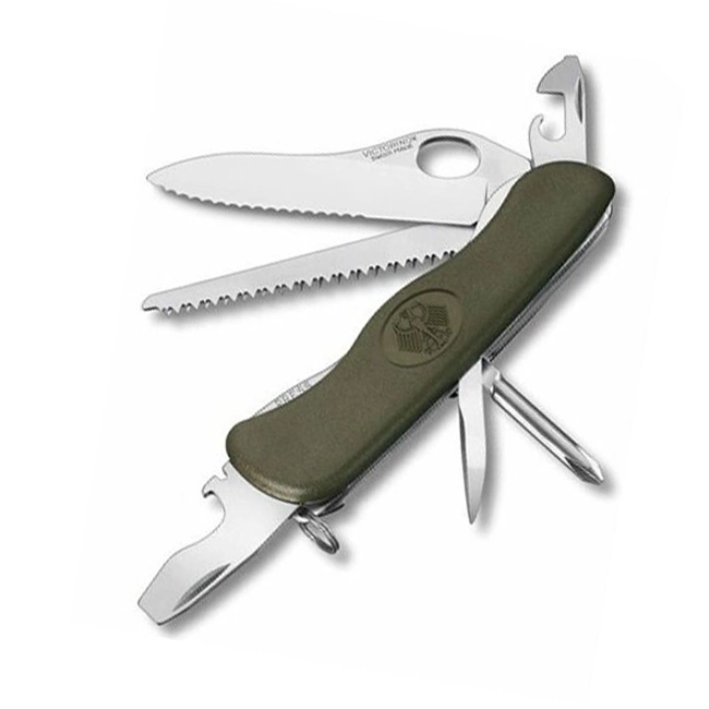 Нож перочинный Victorinox Military, сталь X50CrMoV15, рукоять нейлон, хаки