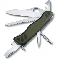 Нож перочинный Victorinox Military, сталь X50CrMoV15, рукоять нейлон, зеленый купить в Одинцове