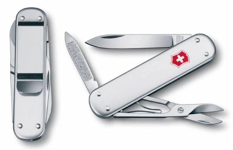 Нож перочинный Victorinox Money Clip 0.6540.16 74мм 5 функций серебристый