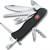 Нож перочинный Victorinox Outrider, сталь X50CrMoV15, рукоять нейлон, черный купить в Одинцове