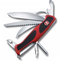 Нож перочинный Victorinox RangerGrip 58 Hunter, сталь X55CrMo14, рукоять полиамид, красно-чёрный купить в Одинцове