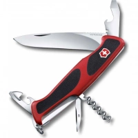 Нож перочинный Victorinox RangerGrip 68, сталь X55CrMo14, рукоять полиамид, красно-чёрный купить в Одинцове