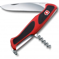 Нож перочинный Victorinox RangerGrip, сталь X55CrMo14, рукоять полиамид, красно-чёрный, блистер купить в Одинцове