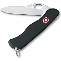 Нож перочинный Victorinox Sentinel One Hand, сталь X50CrMoV15, рукоять нейлон, черный купить в Одинцове