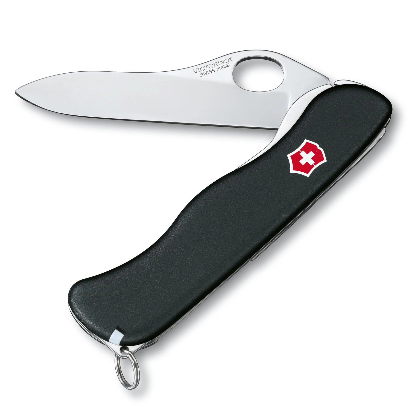 Нож перочинный Victorinox Sentinel One Hand, сталь X50CrMoV15, рукоять нейлон, черный