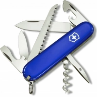 Нож швейцарский Victorinox Camper Blue, сталь X55CrMo14, 13 функций купить в Одинцове