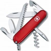 Нож швейцарский Victorinox Camper, сталь X55CrMo14, рукоять Cellidor®, красный купить в Одинцове