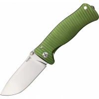 Нож складной LionSteel SR1A GS GREEN, сталь D2 Satin Finish, рукоять алюминий (Solid®), зелёный купить в Одинцове