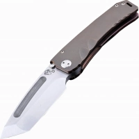 Нож складной Medford Marauder Tanto, сталь D2 Tool Steel, рукоять титановый сплав, бронзовый купить в Одинцове