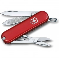 Нож Victorinox Classic SD Colors, Style Icon (0.6223.G) красный, 7 функций 58мм купить в Одинцове