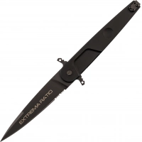 Складной нож Extrema Ratio BD4 LUCKY BLACK, сталь N690, рукоять чёрный алюминий купить в Одинцове