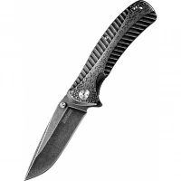 Складной нож Starter KERSHAW 1301BW, сталь 4Cr14 с покрытием BlackWash™, рукоять нержавеющая сталь купить в Одинцове