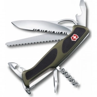 Складной нож Victorinox, сталь X55CrMo14, рукоять полиамид, черно-зеленый купить в Одинцове