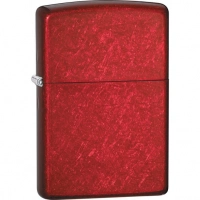 Зажигалка ZIPPO Classic с покрытием Candy Apple Red™, латунь/сталь, красная, глянцевая, 36x12x56 мм купить в Одинцове