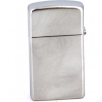 Зажигалка ZIPPO Slim® с покрытием Satin Chrome™, латунь/сталь, серебристая, матовая, 30х10×55 мм купить в Одинцове