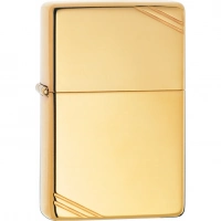 Зажигалка ZIPPO Vintage™ с покрытием High Polish Brass купить в Одинцове